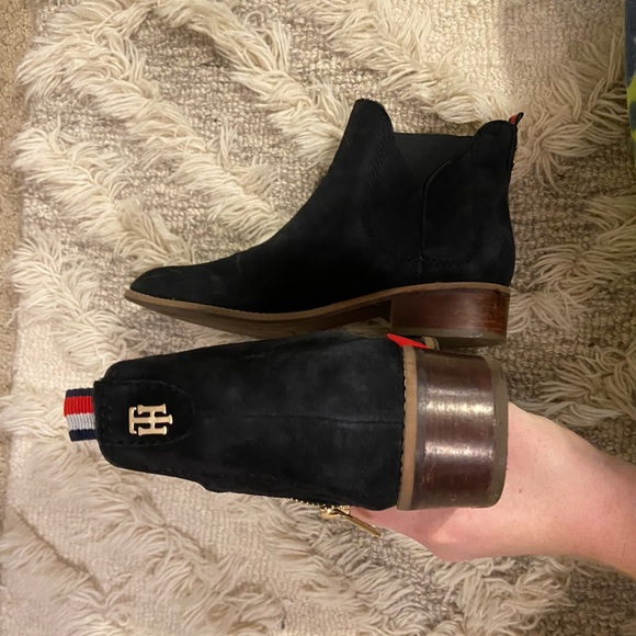 Tommy Hilfiger Shoes - Suede Tommy Hilfiger Booties